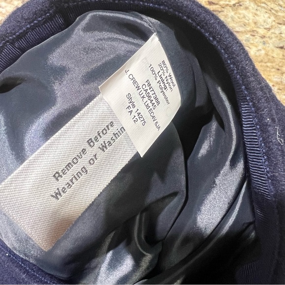 J Crew Navy Wool Mini Skirt 2 - Picture 7 of 7